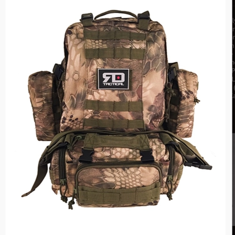 Versatile camo backpack
